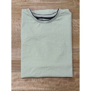 Marc Asher Men’s Mercerized Logo Knit T Shirt Green Size Large ECU